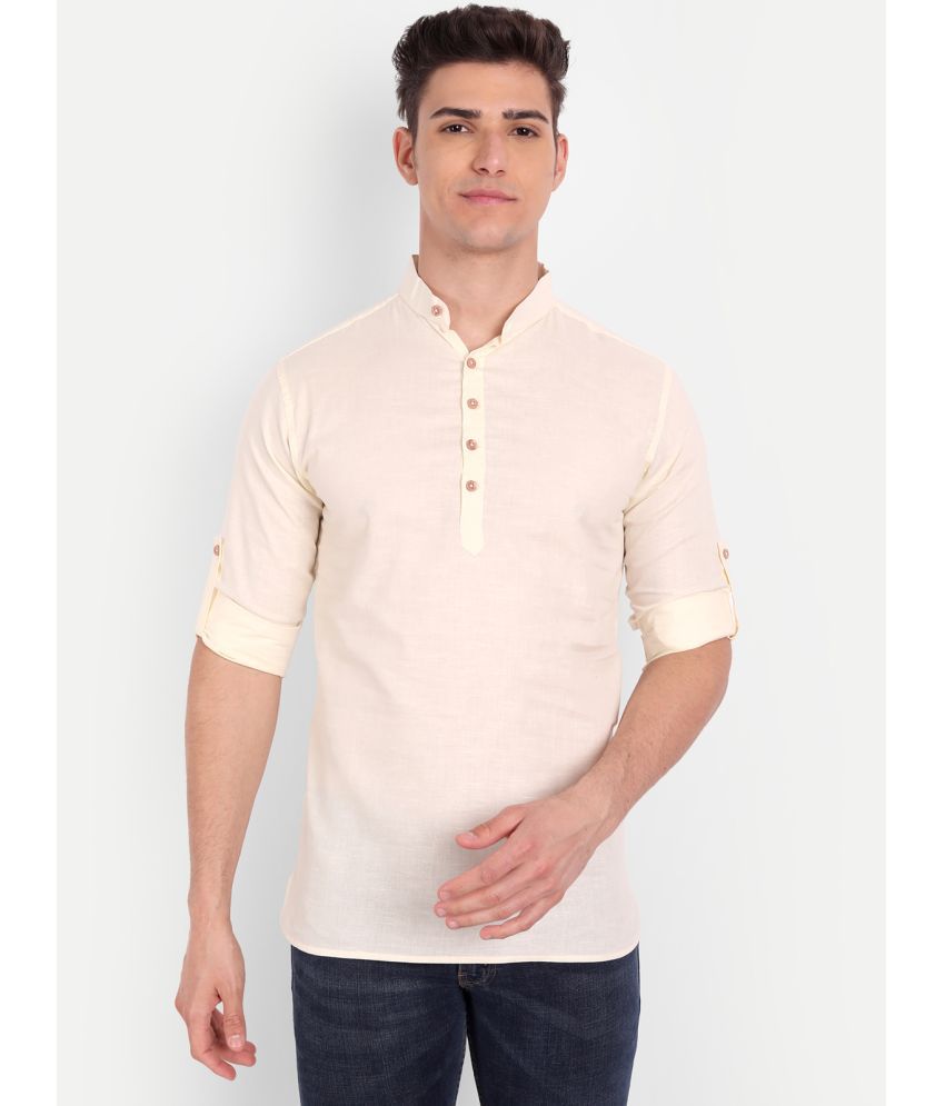     			Vida Loca - Beige Cotton Slim Fit Men's Casual Shirt (Pack of 1 )