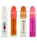 Aco Set of 4 Attar, Red Rose, Ruby, Sabaya & Secret For Women, 8ml Each