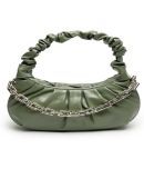 Lychee Bags - Green PU Shoulder Bag