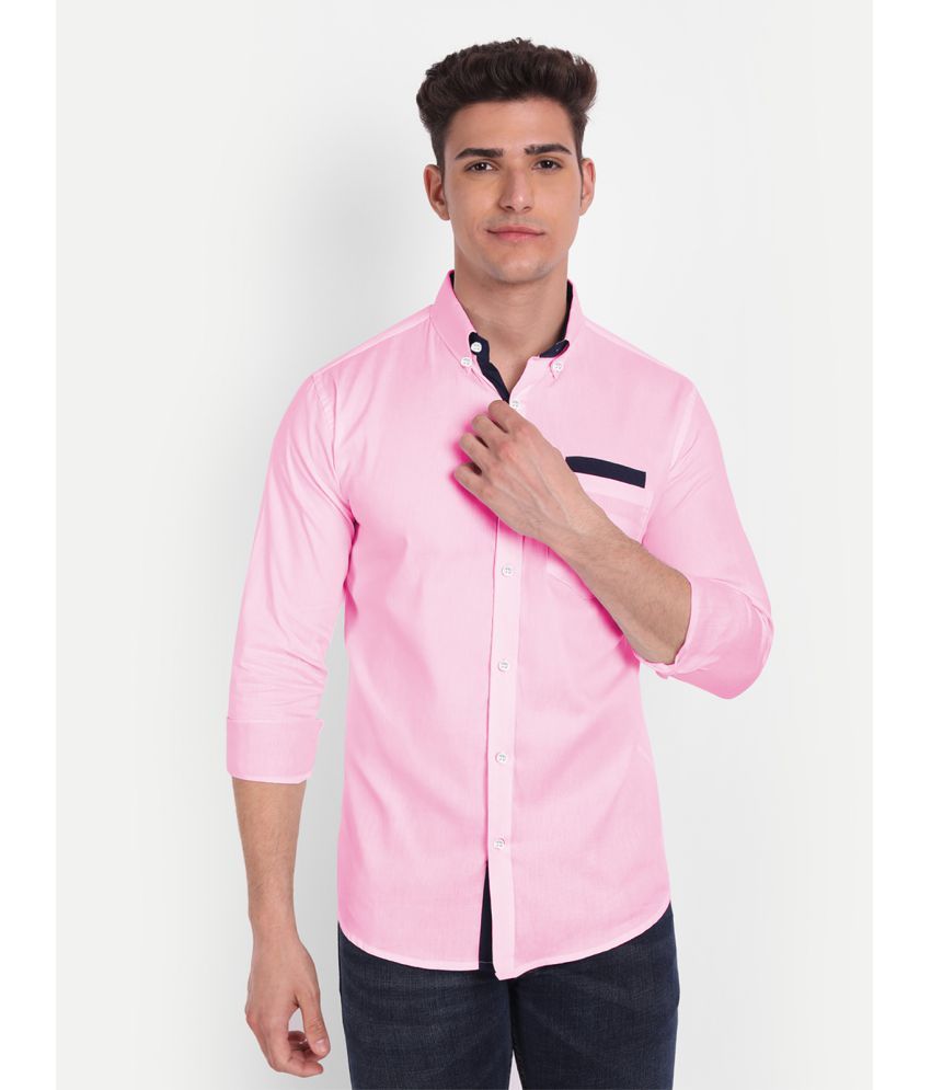     			Vida Loca - Pink Cotton Blend Regular Fit Men's Casual Shirt ( Pack of 1 )