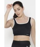 Clovia - Black Nylon Lightly Padded Women's Sports Bra ( Pack of 1 )