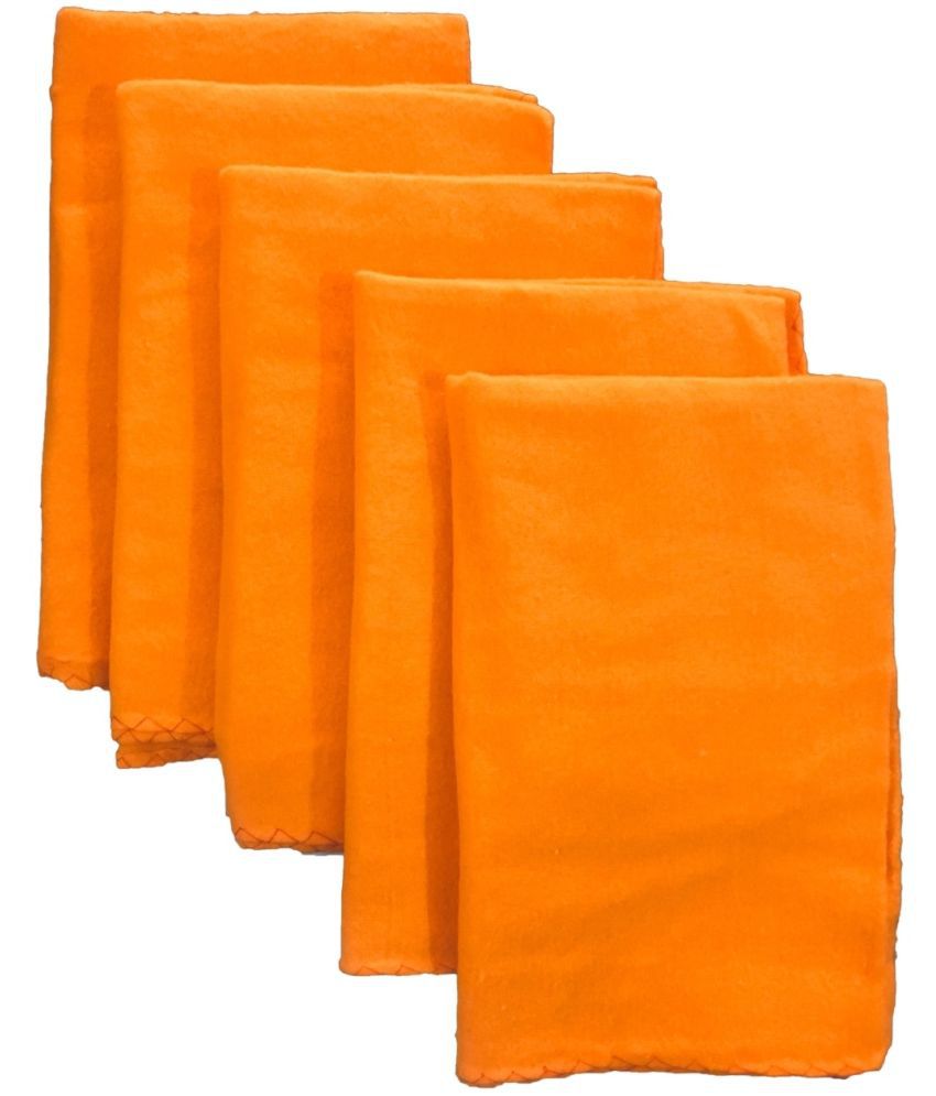 Shop by room - Orange Drying Towel For Automobile ( Pack of 5 )