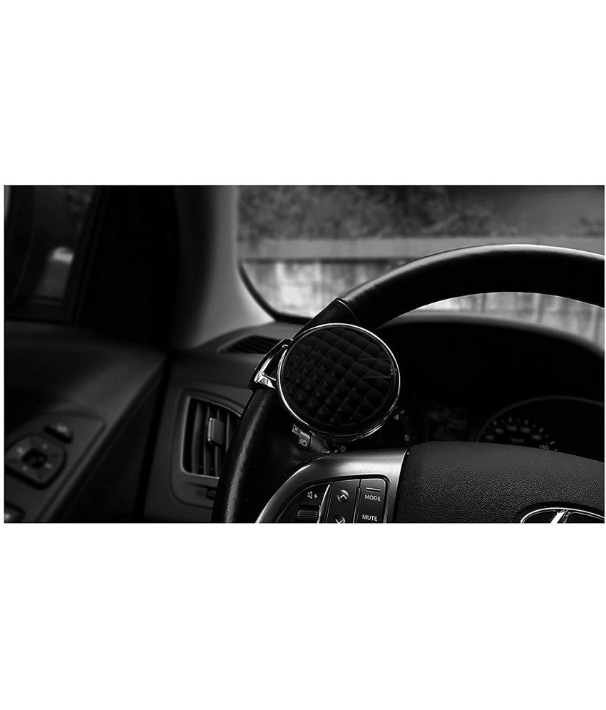     			Universal Car Swing Power Handle Car Steering Wheel Spinner Knob in Black Color