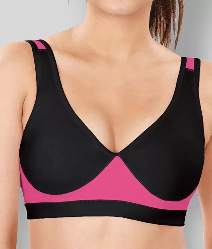 Dermawear Multi Color Poly Cotton Color Blocking Sports Bra - Buy Dermawear  Multi Color Poly Cotton Color Blocking Sports Bra Online at Best Prices in  India on Snapdeal