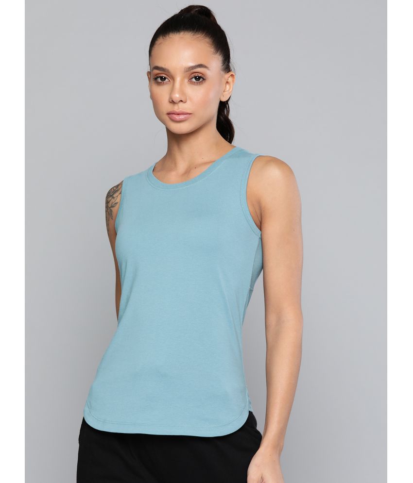     			Alcis Blue Polyester Tees - Single