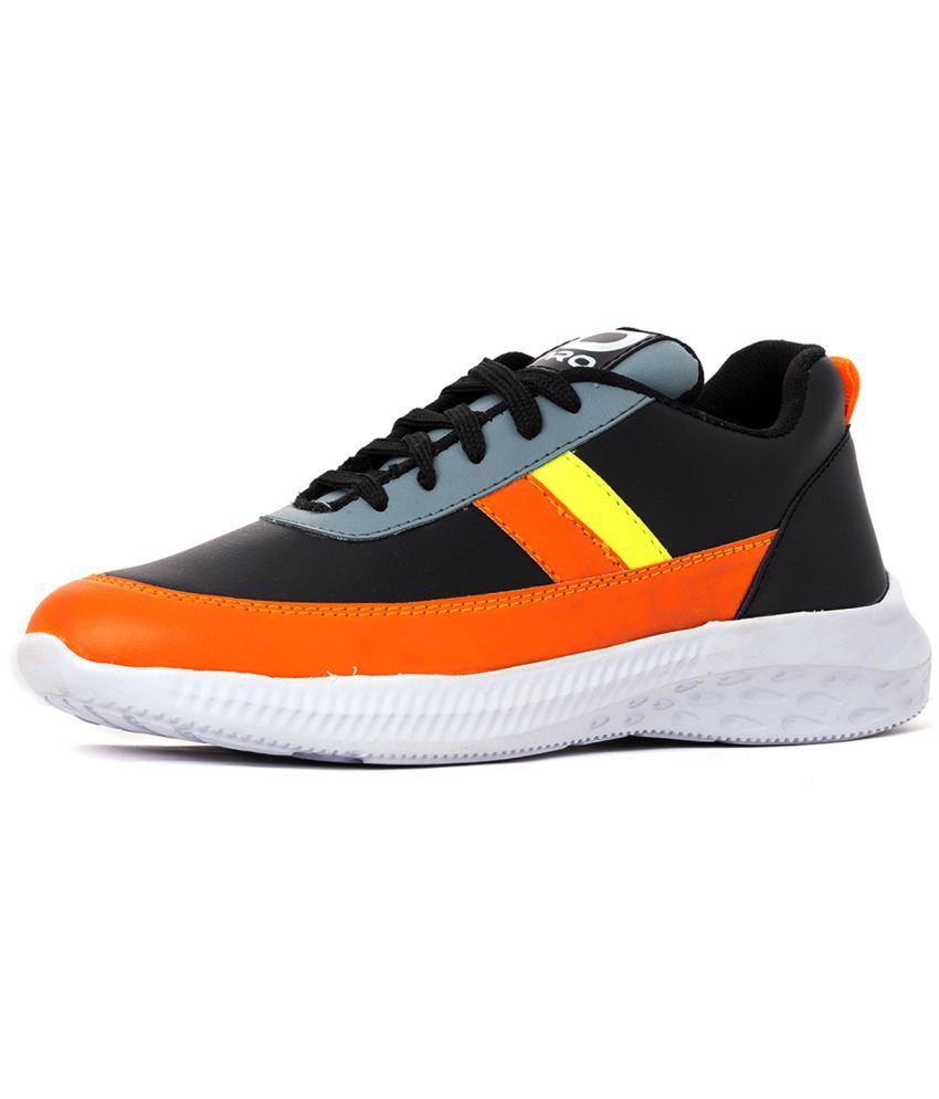     			KHADIM - Black Men's Sports Running Shoes