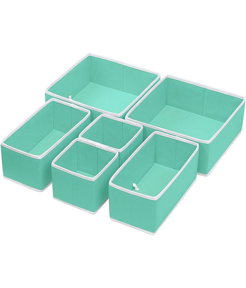 HOMETALES Storage Box Closet Dresser / Drawer Organizer,Green (6U) Buy HOMETALES Storage Box