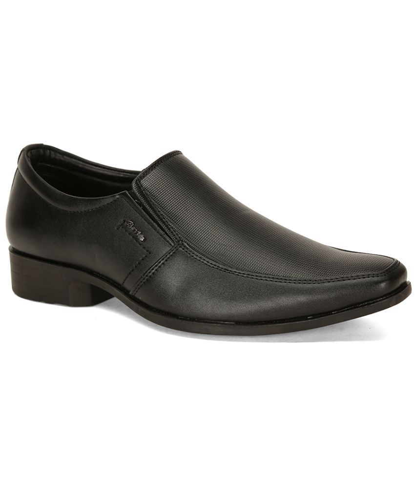     			Bata - Black Men's Slip On Formal Shoes