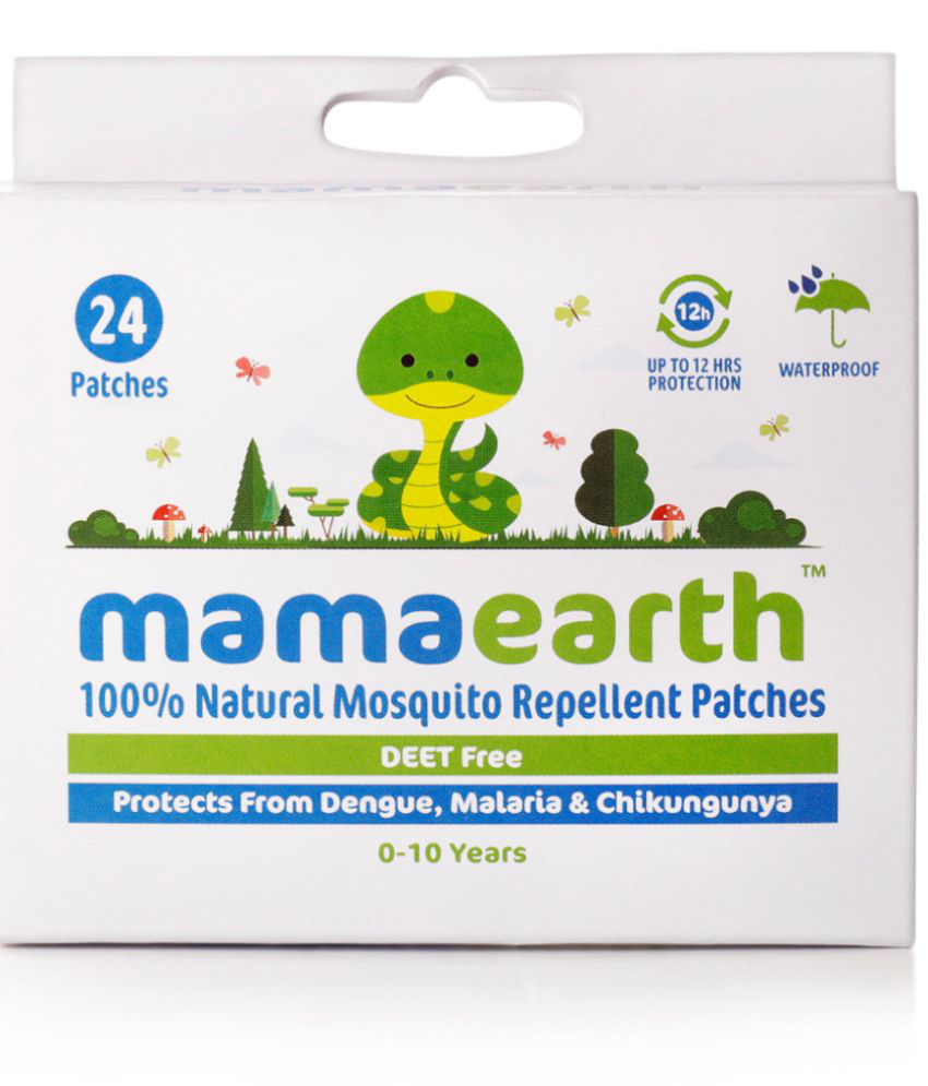     			Natural Repellent Mosquito Patches For Babies with 12 Hour Protection 24 Pcs