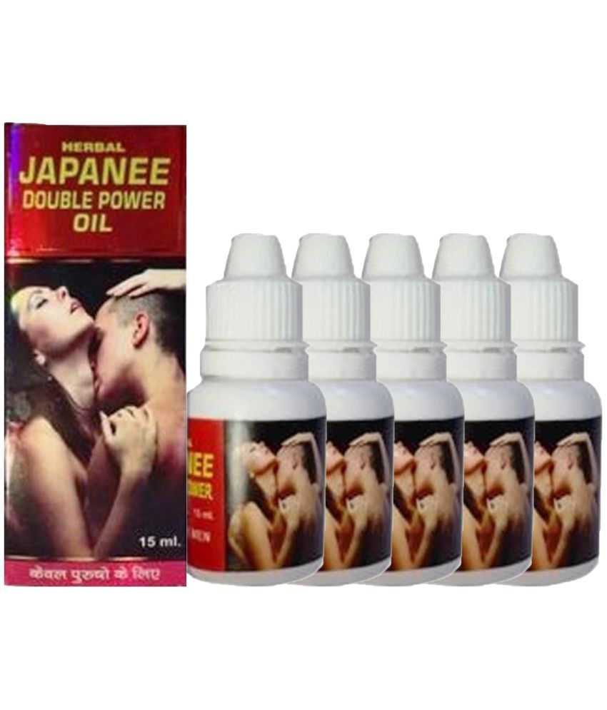     			Herbal Japanee Double Power For Men Oil 15 ml Pack of 5