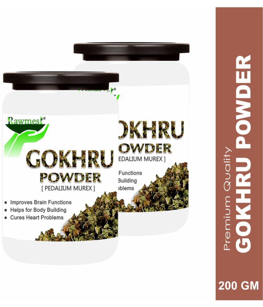     			rawmest 100% Gokhru For Improve Heart Health Powder 200 gm Pack Of 2