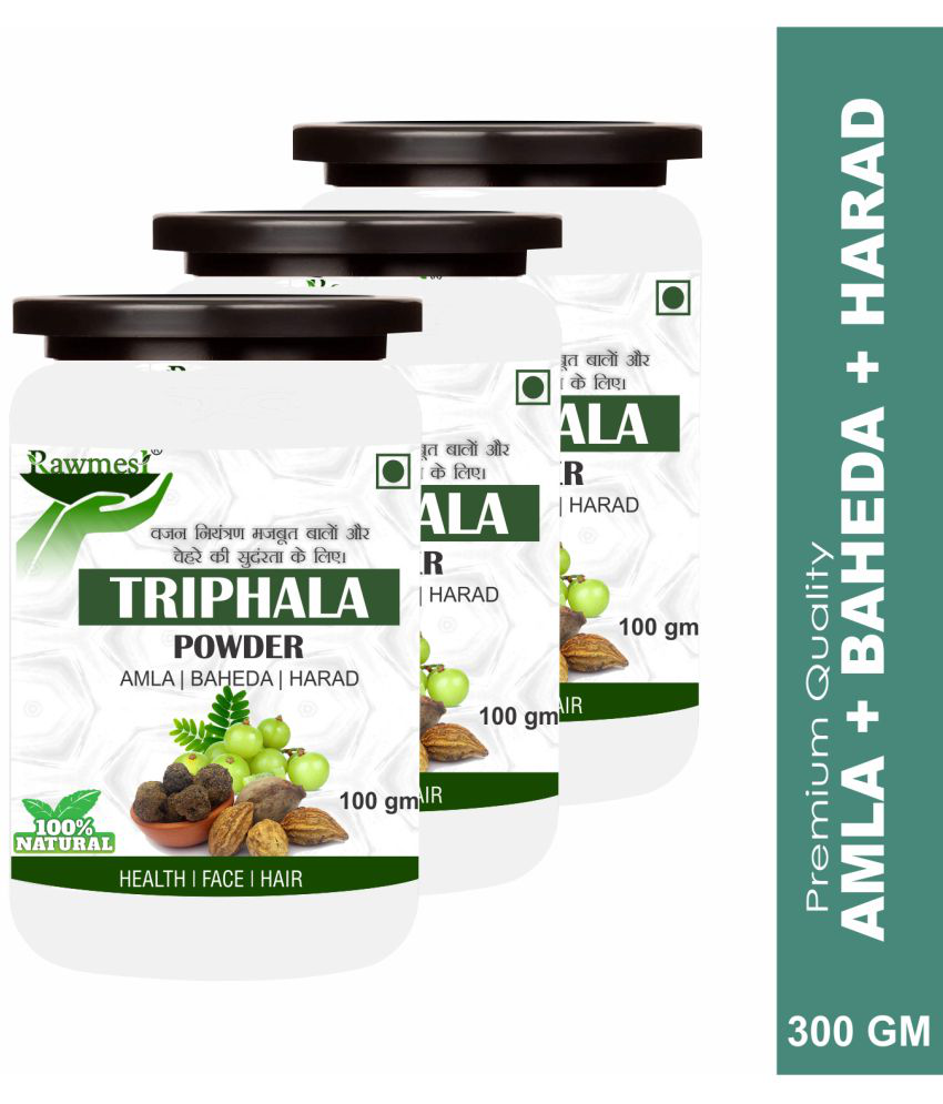     			rawmest 100%Pure Triphala ( Amla, Harad, Baheda) Powder 300 gm Pack of 3