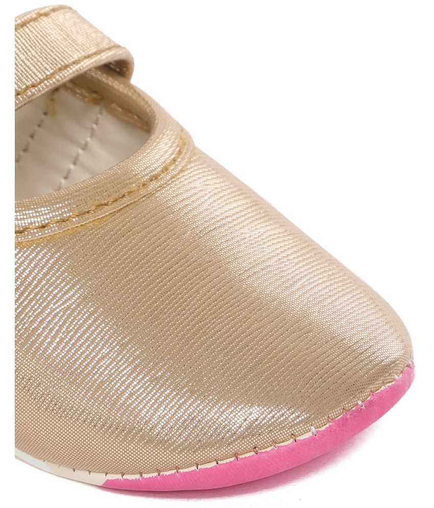 toothless Rose Gold Booties For Baby Girl 69 Months ( Pack of 1