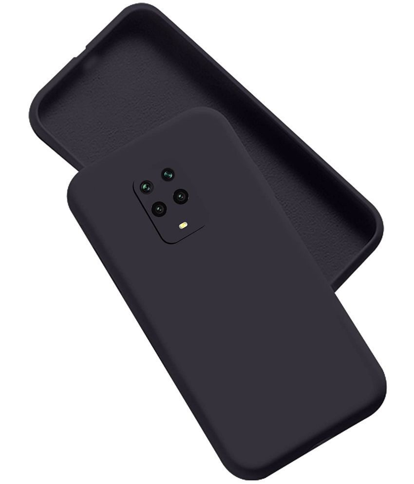     			Kosher Traders - Black Plain Cases Compatible For Xiaomi Redmi Note 9 Pro ( Pack of 1 )