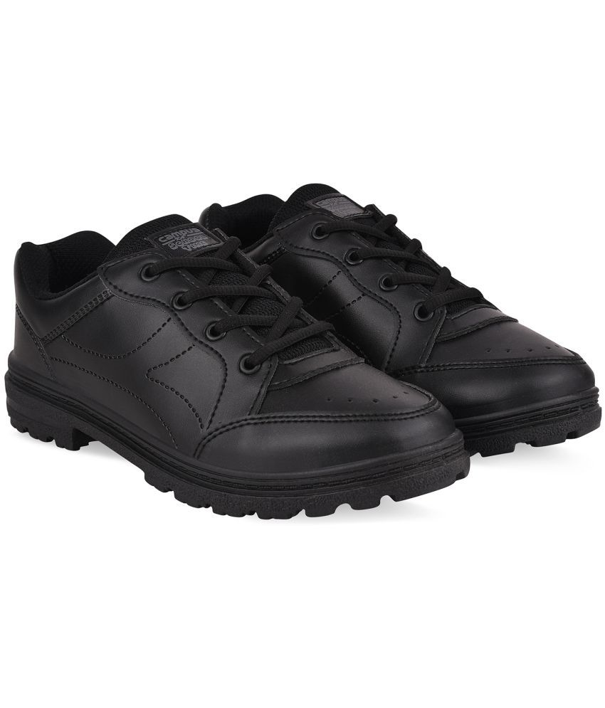 Campus - Black Boy's School Shoes ( 1 Pair )