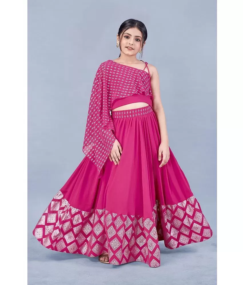 Buy Navy blue, Rani Ethnic Wear Sets for Girls by AARIKA GIRLS ETHNIC  Online | Ajio.com