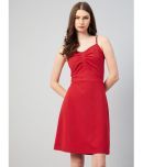 Rare - Red Polyester Blend Women's A- line Dress ( Pack of 1 )