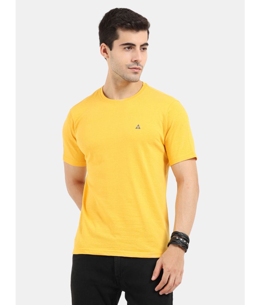     			Ardeur - Yellow Cotton Regular Fit Men's T-Shirt ( Pack of 1 )