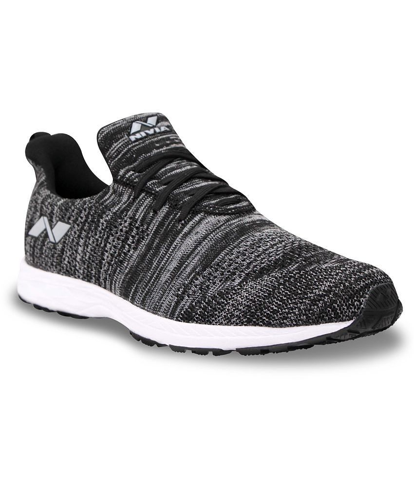 Luxurious Men Nivia - Impulse Black Mens Sports Running Shoes - None 2025 at ShopCircuit | ONDC