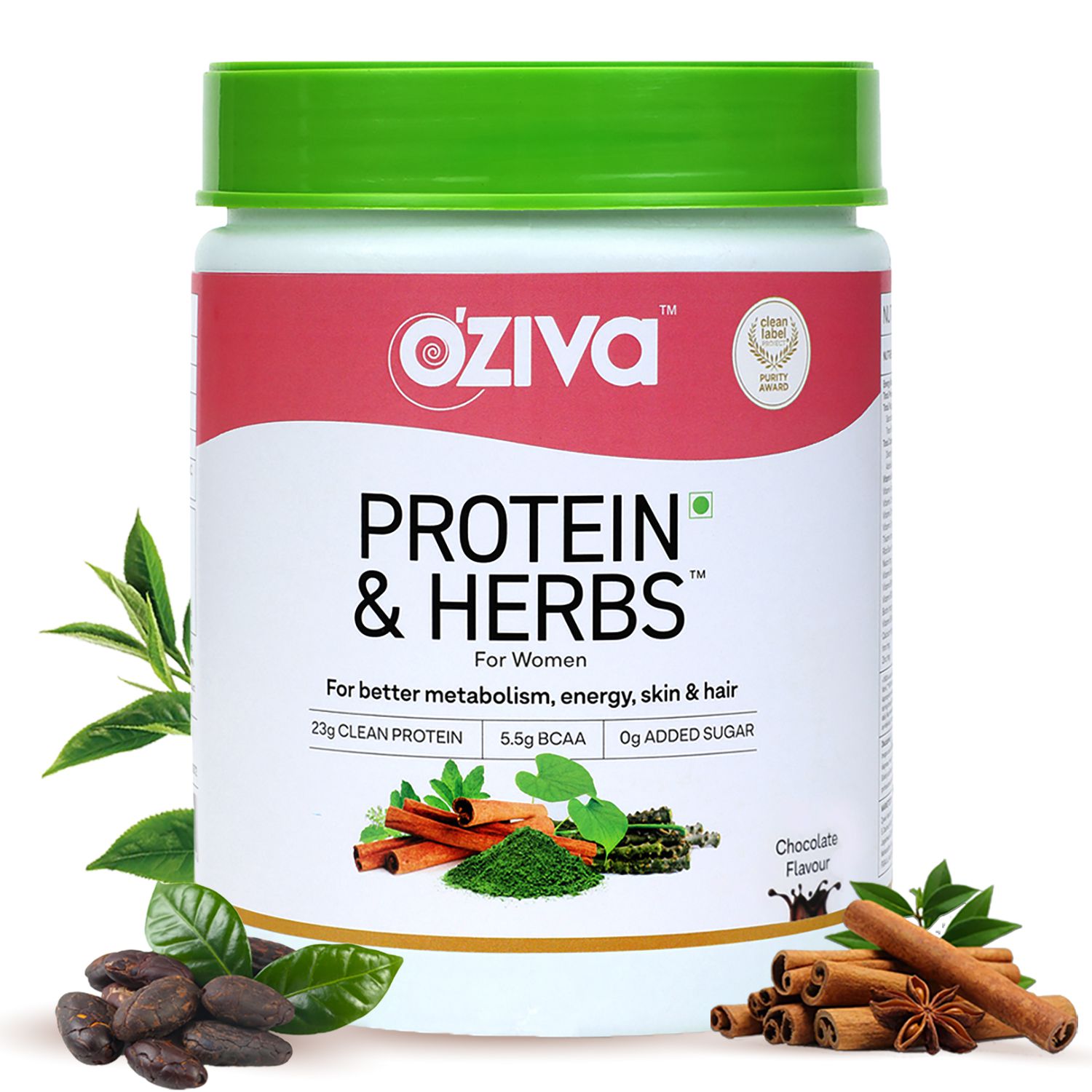 OZiva Protein & Herbs 500 gm
