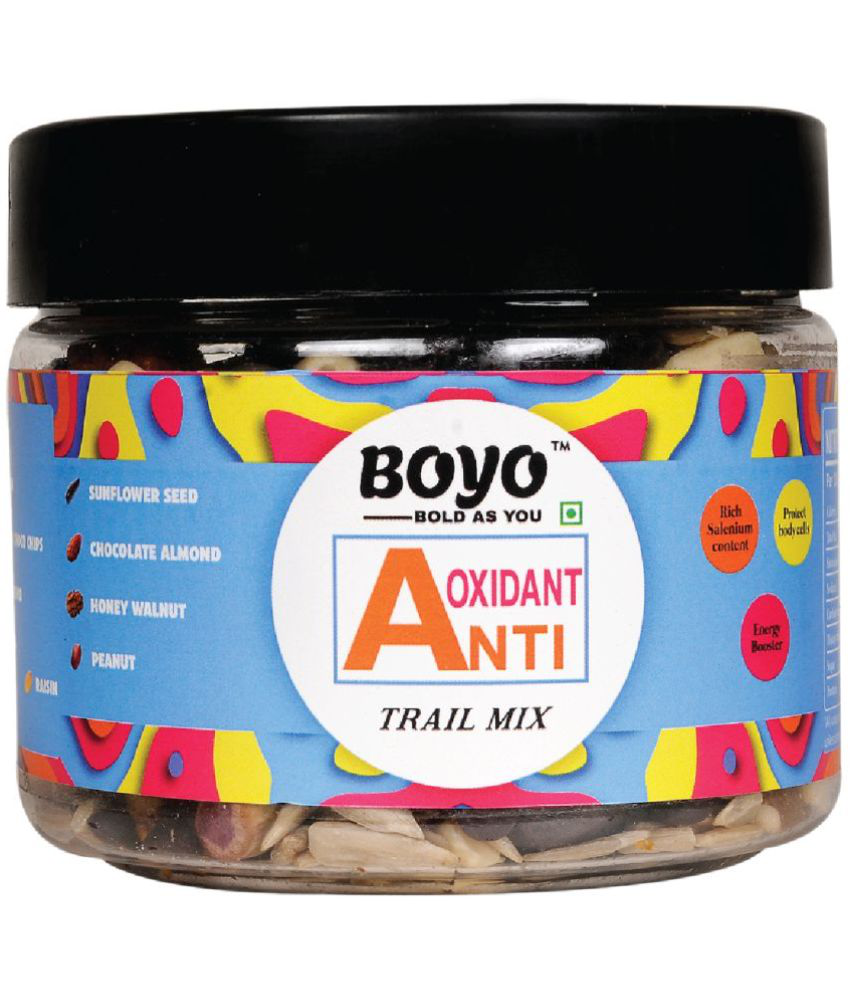     			Boyo Anti-Oxidant Trail Mix - Healthy Snack & Mix Seeds 200 Gms