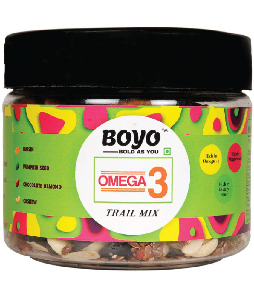     			Boyo Omega-3 Trail Mix-  Healthy Snack & Mix Seeds 200 Gms
