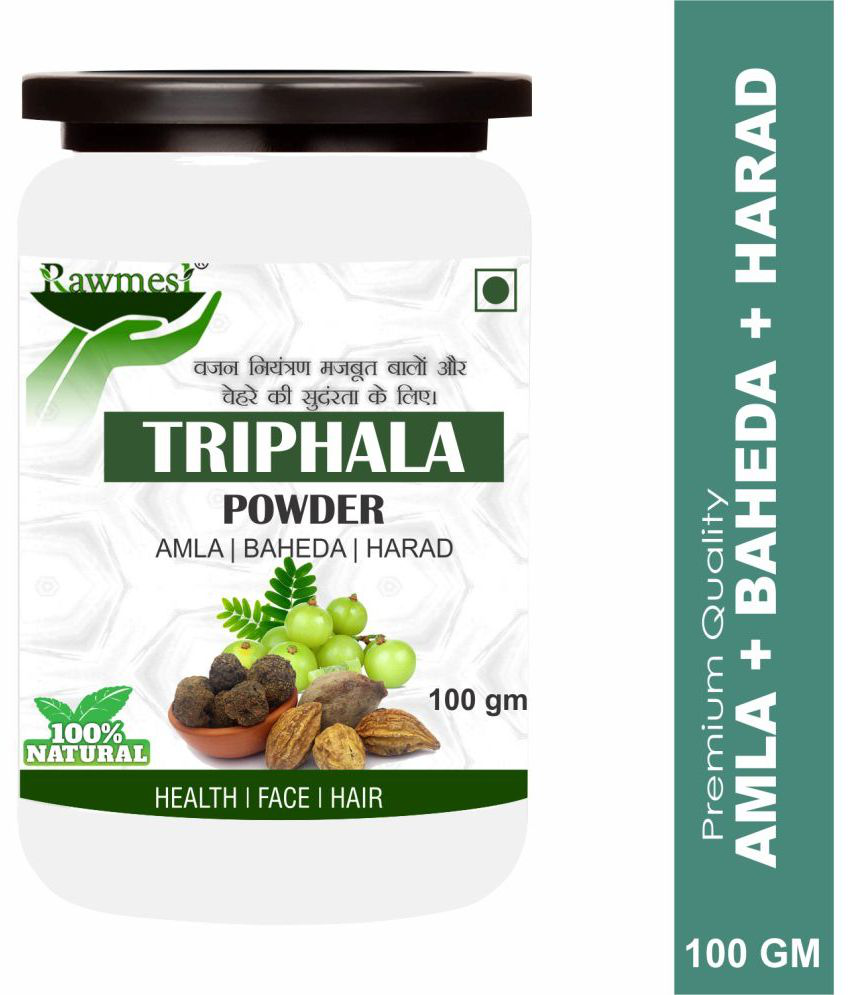     			rawmest 100% Triphala ( Amla, Baheda, Harad ) Powder 100 gm Pack Of 1
