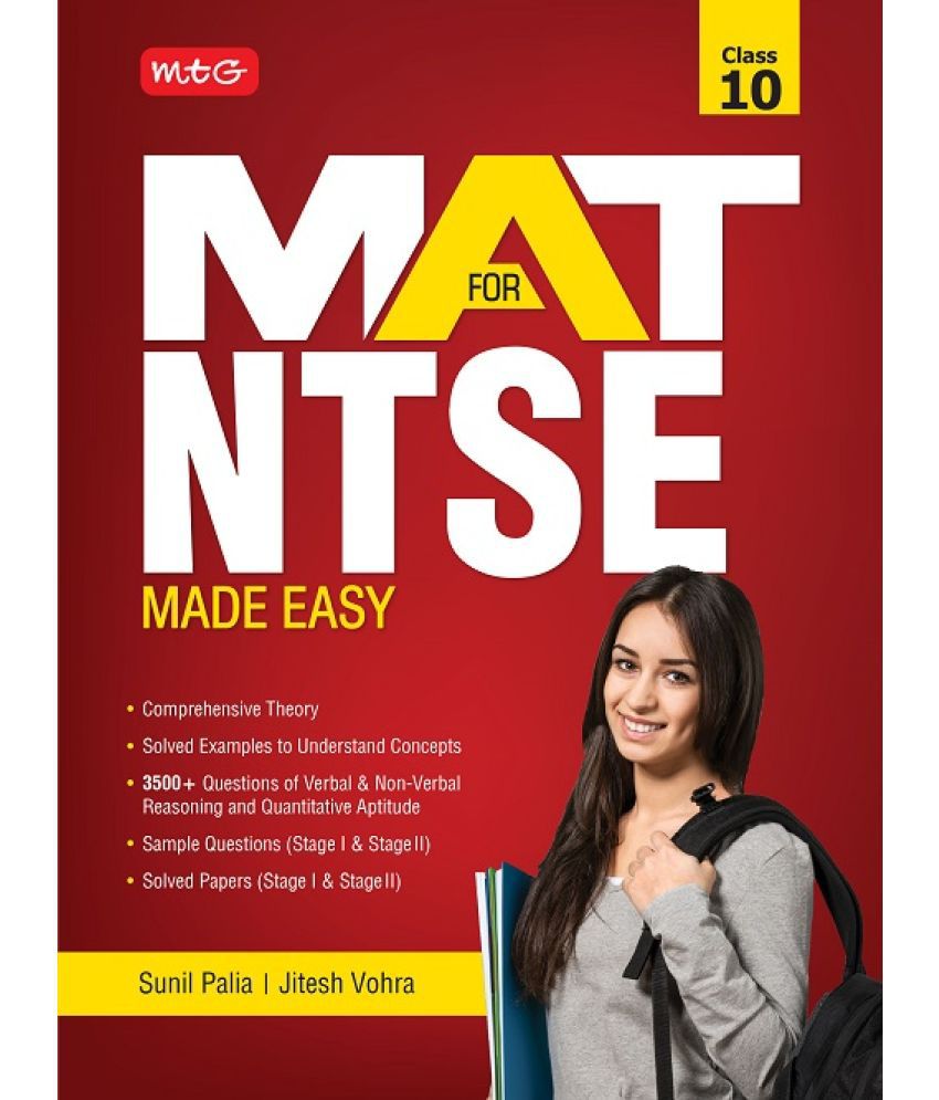     			MAT FOR NTSE MADE EASY CLASS-10