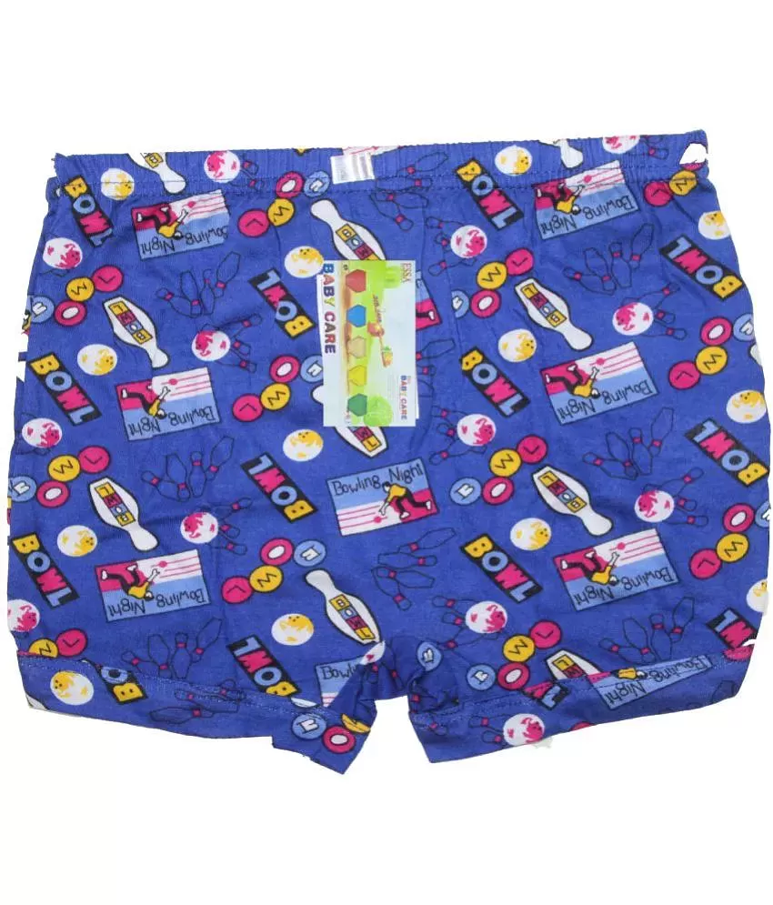 Buy ESSA Boys and Girls Cotton Printed Drawer (Pack of 10) (Super Print  Drawer) Multicolour at