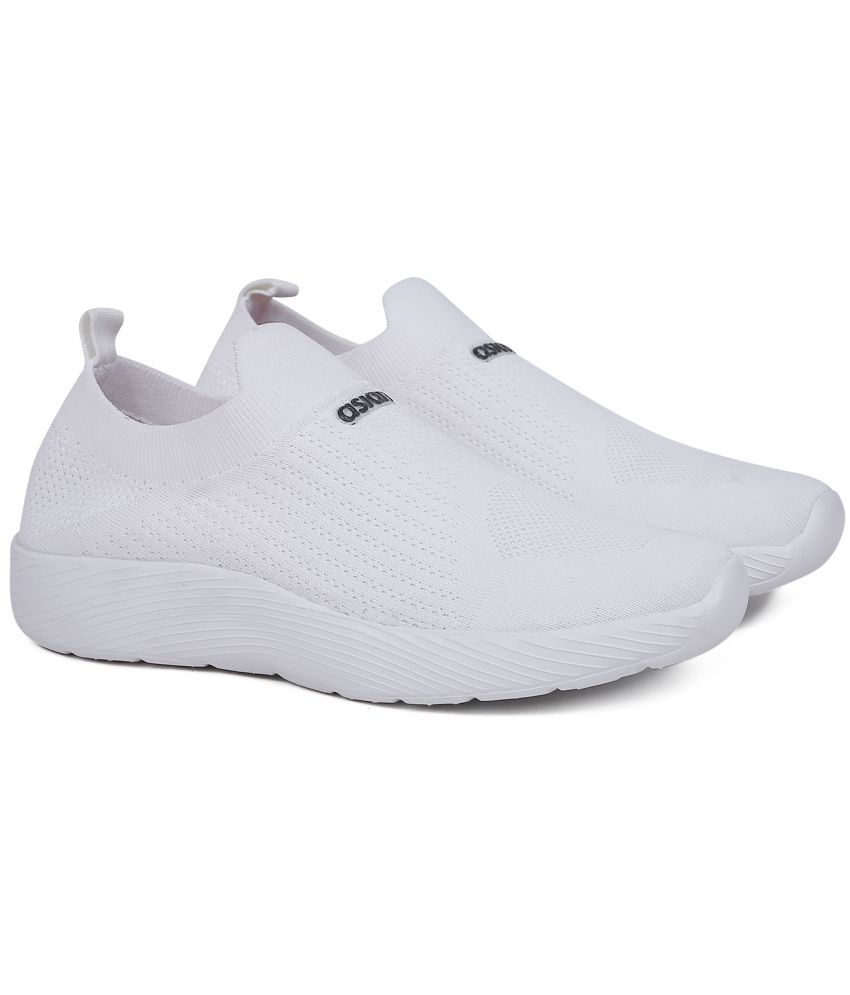     			ASIAN WIND-01 White Men's Sports Running Shoes