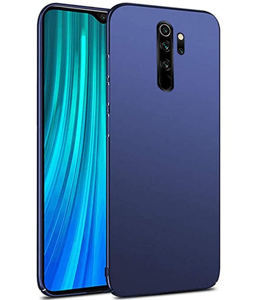     			Doyen Creations - Blue Silicon Soft cases Compatible For Xiaomi Redmi Note 8 pro ( Pack of 1 )