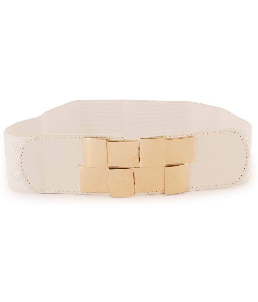     			STYLE SHOES - Faux Leather Women's Stretchable Belt ( Pack of 1 )
