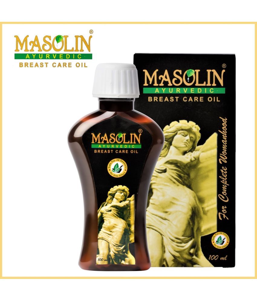 MASOLIN HERBAL Ayurvedic Breast Massage Oil For Women 100 ml Pack Of 4