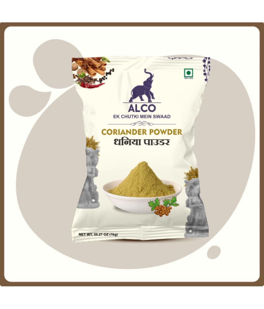    			Alco Spices - 1 kg Dhaniya (Coriander) (Pack of 1)