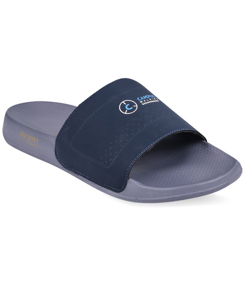     			Campus Navy Blue Men's Slide Flip Flop  (Pair of 1)