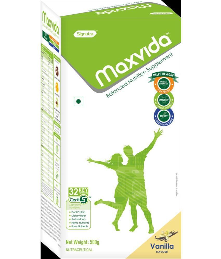 MAXVIDA Balanced Supplement Vanilla Energy Drink 500 g