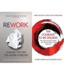 ReWork: Change The Way You Work Forever & The Courage To Be Disliked: How To Free Yourself, Change Your Life And Achieve Real Happiness (Courage To Series)  (Paperback, David Heinemeier Hansson)