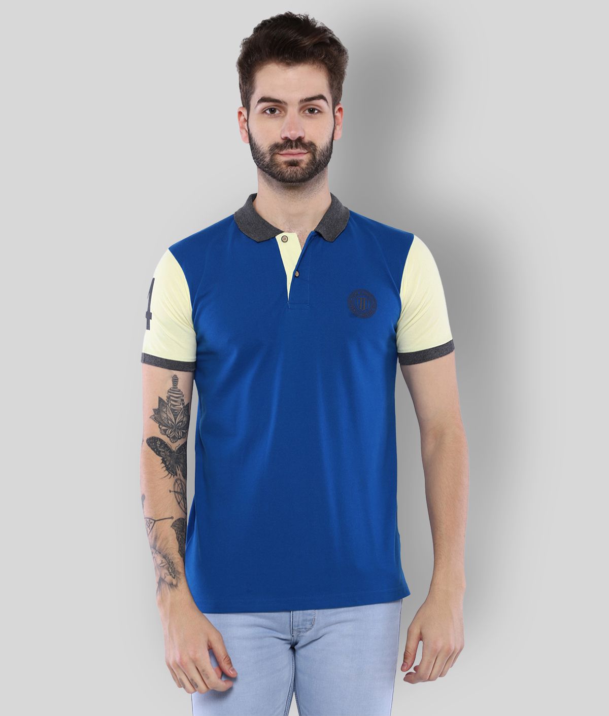    			Duke - Multicolor Cotton Regular Fit Men's Polo T Shirt ( Pack of 1 )