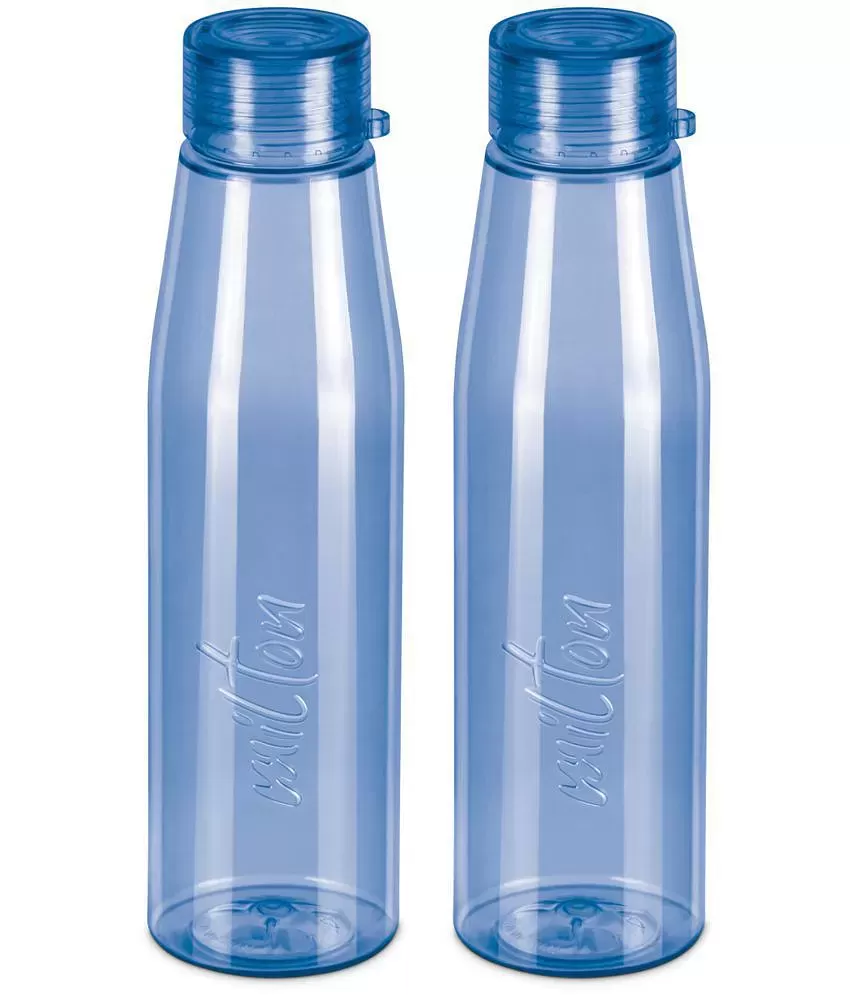 Buy Milton Helix Plastic PET Water Bottle- Blue- 1 Litre online at best  price