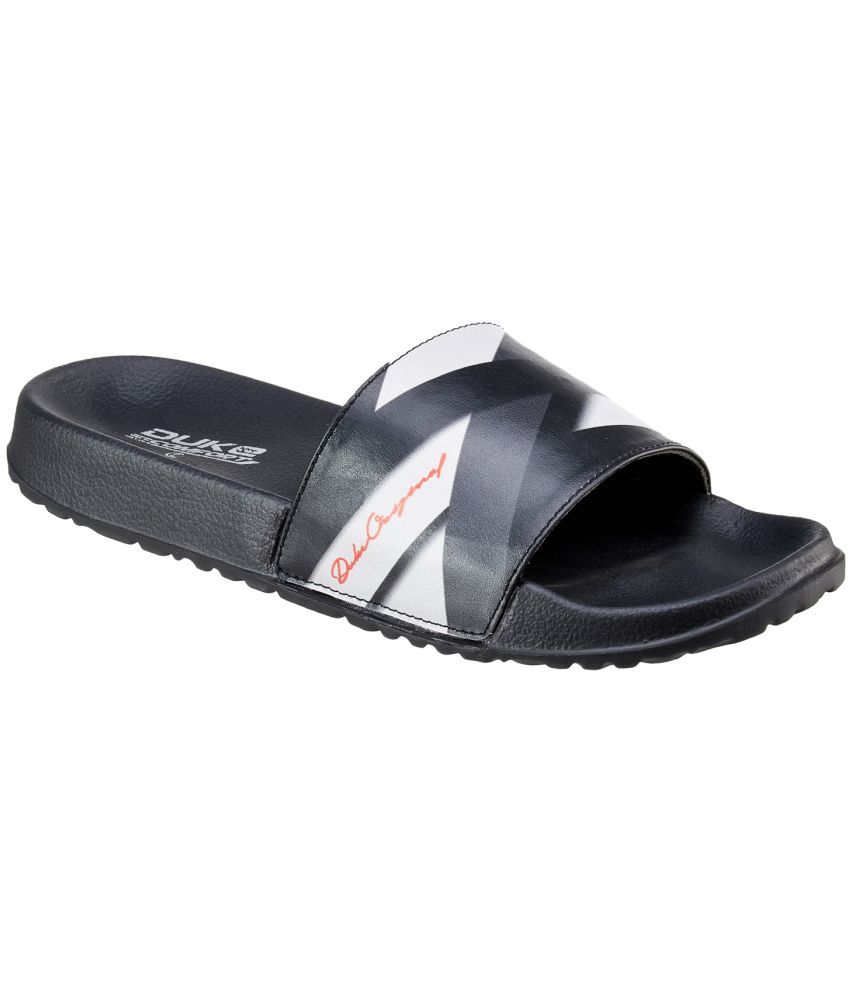     			Duke - Black Men's Slide Flip Flop