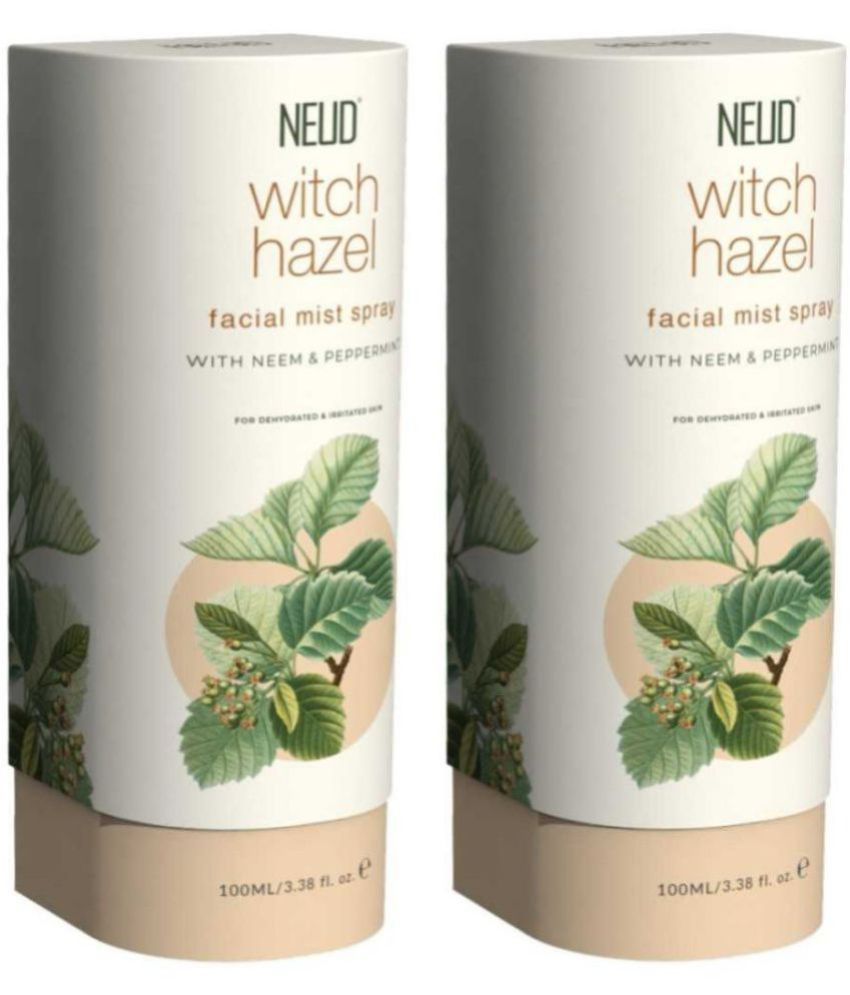     			NEUD Witch Hazel Facial Mist Spray for Dehydrated & Irritated Skin - 2 Packs (100ml Each)