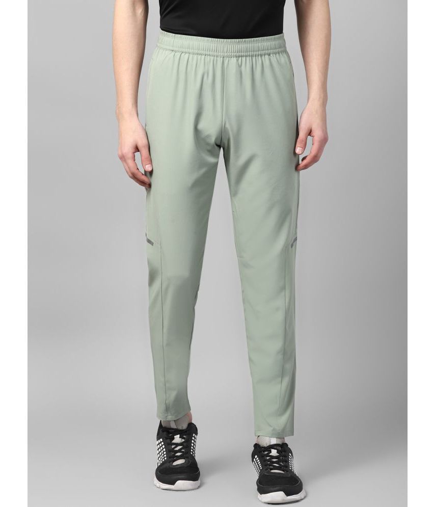 RANBOLT - Olive Polyester Men's Sports Trackpants ( Pack of 1 )