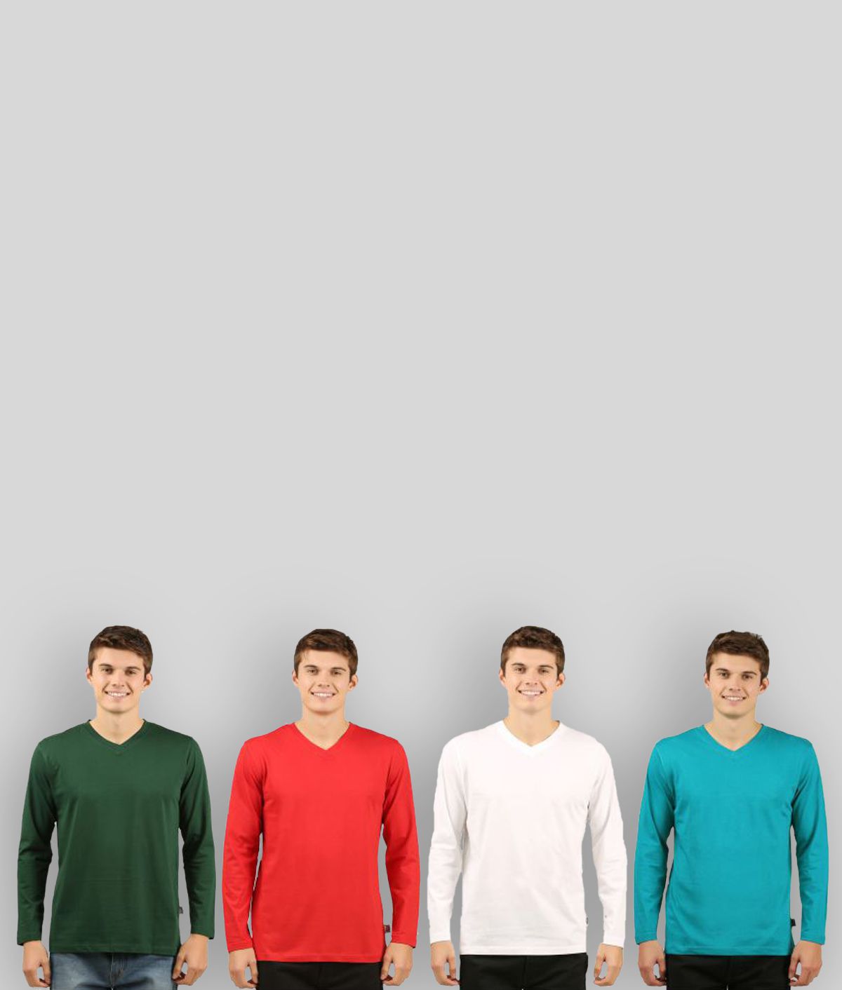    			Zebu - Red Cotton Regular Fit Men's T-Shirt ( Pack of 4 )