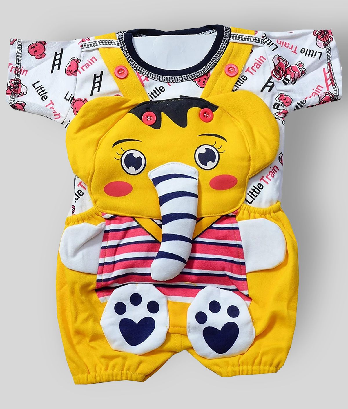 Buy JGJ Baby Boy's & Baby Girl's Jumbo The Elephant Dungaree for 0-6months  Baby || Dress Clothes for Baby boy and Baby Girl Online at Best Price in  India - Snapdeal