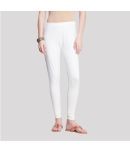 Dollar Missy - Off White Lycra Women's Leggings ( Pack of 1 )