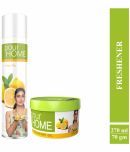 POUR HOME Combo of Lime Room Freshener 220ml & Lime Car freshener 70gm (Pack of 2)