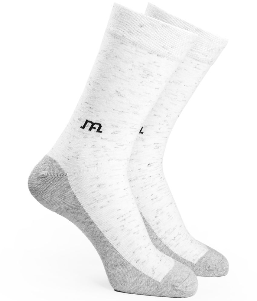     			Man Arden Elegant White Edition Designer Socks, Casual, Office, Egyptian Premium Cotton Quality, 1 Pair