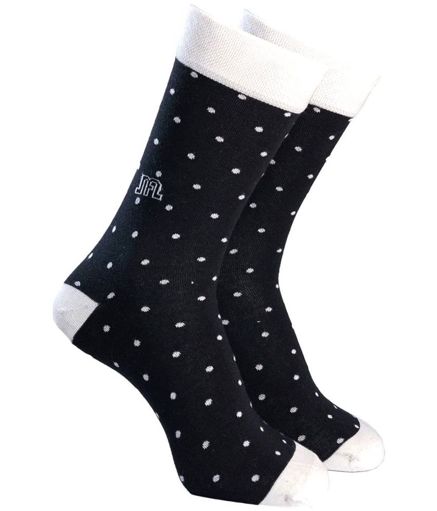     			Man Arden - Black Cotton Men's Mid Length Socks ( Pack of 1 )