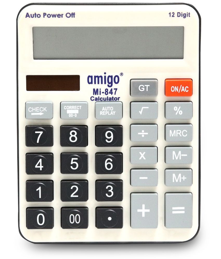     			Amigo - 12 Digits Basic Calculator