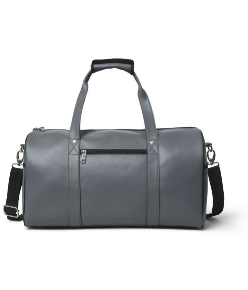     			MATRICE - Grey Artificial Leather Duffle Bag